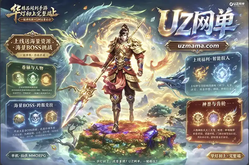 《华灯初上完整端》精品手游一键单机版+GM运营后台：智能假人组队+丰富养成与跨服赛事