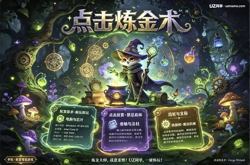 《点击炼金术》Build.24394132 官方中文免安装版：点击放置增量游戏，踏上炼金大师之路
